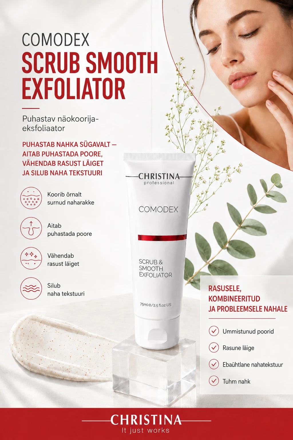 Comodex Scrub Smooth Exfoliator